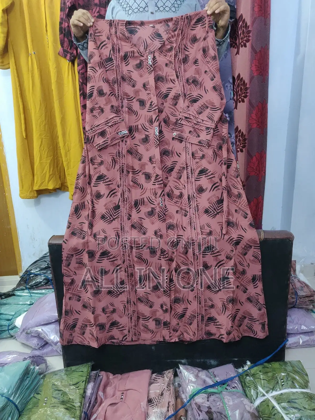 Cherry Digital Print Borka