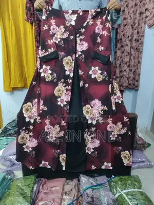 Photo - Dubai Cherry Digital Print Borka GFHBGF GHBHB Dsfvews