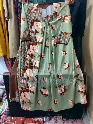 Dubai Cherry Digital Print Borka