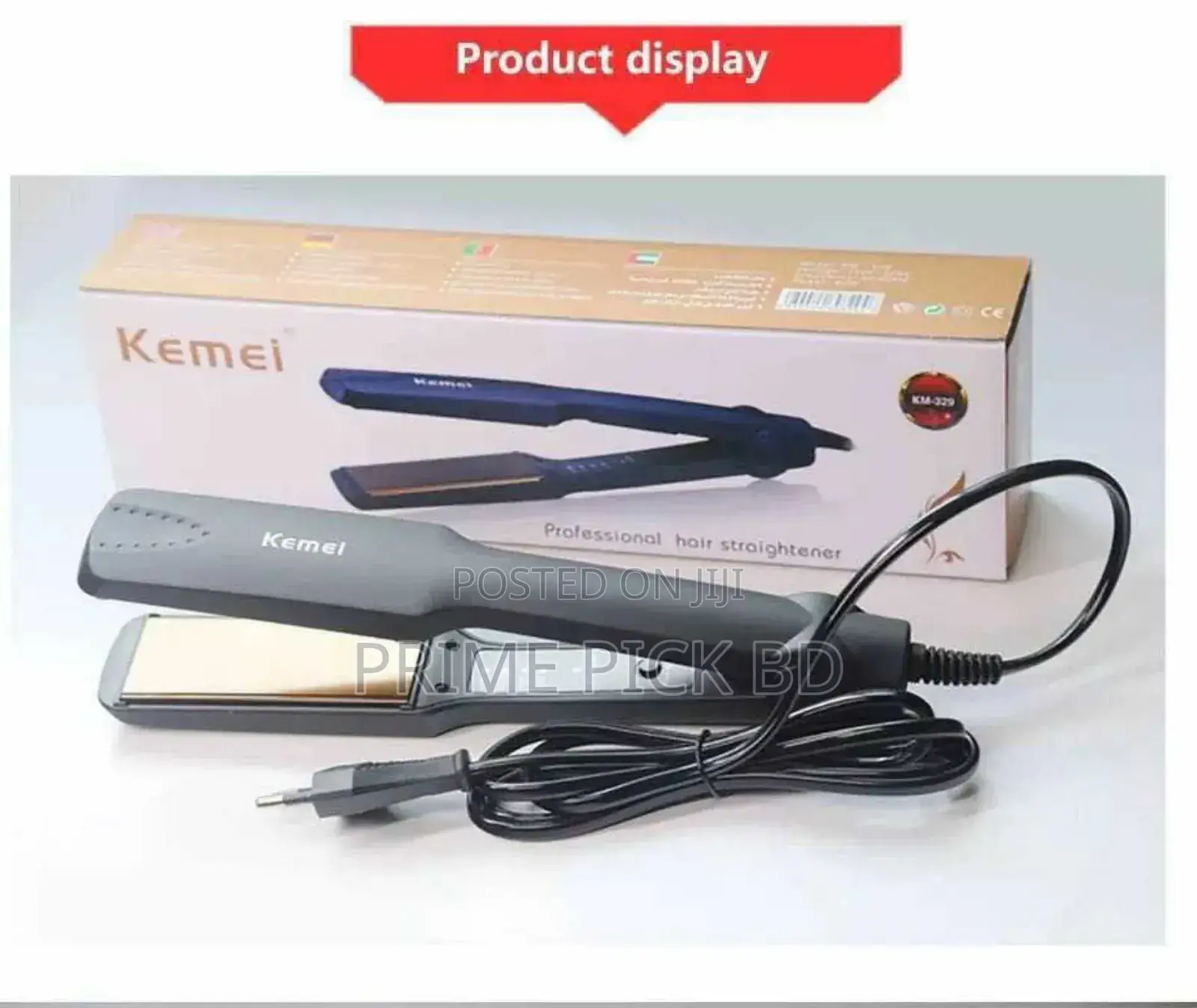 Kemei Km 329 Hair Straightener