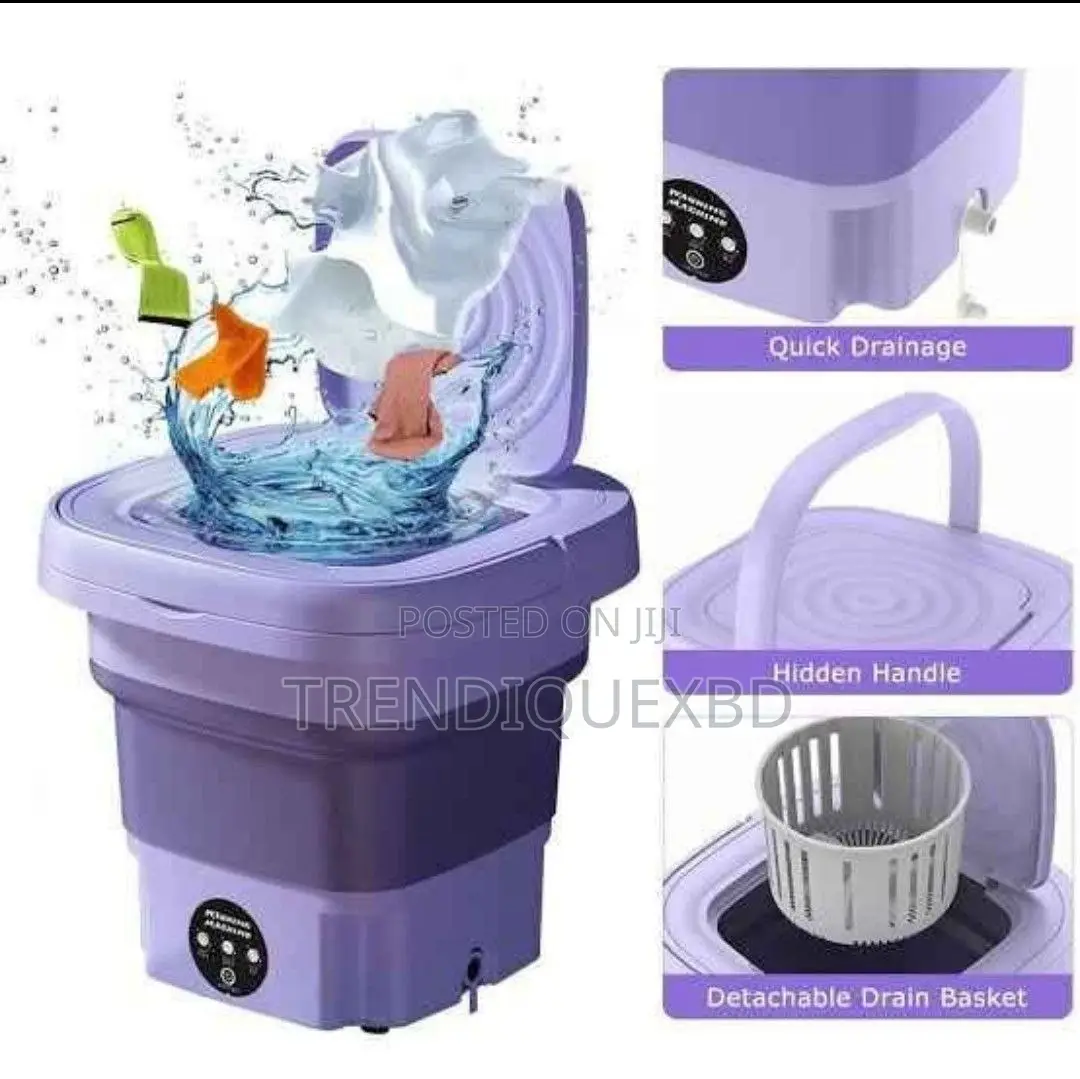 Foldable Mini Washing Machine – Portable, Uv Sterilizer, Energy Saving