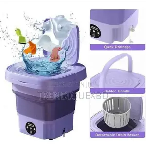 Foldable Mini Washing Machine – Portable, Uv Sterilizer, Energy Saving