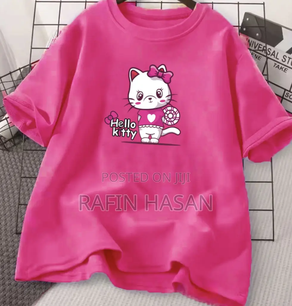 Drop Shoulder Ladies T-Shirt for Girls