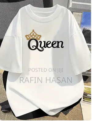 Drop Shoulder Ladies T-Shirt for Girls