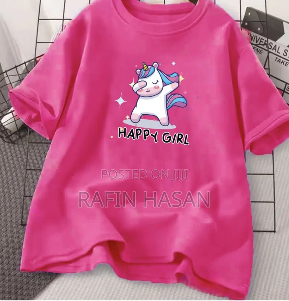 Drop Shoulder Ladies T-Shirt for Girls