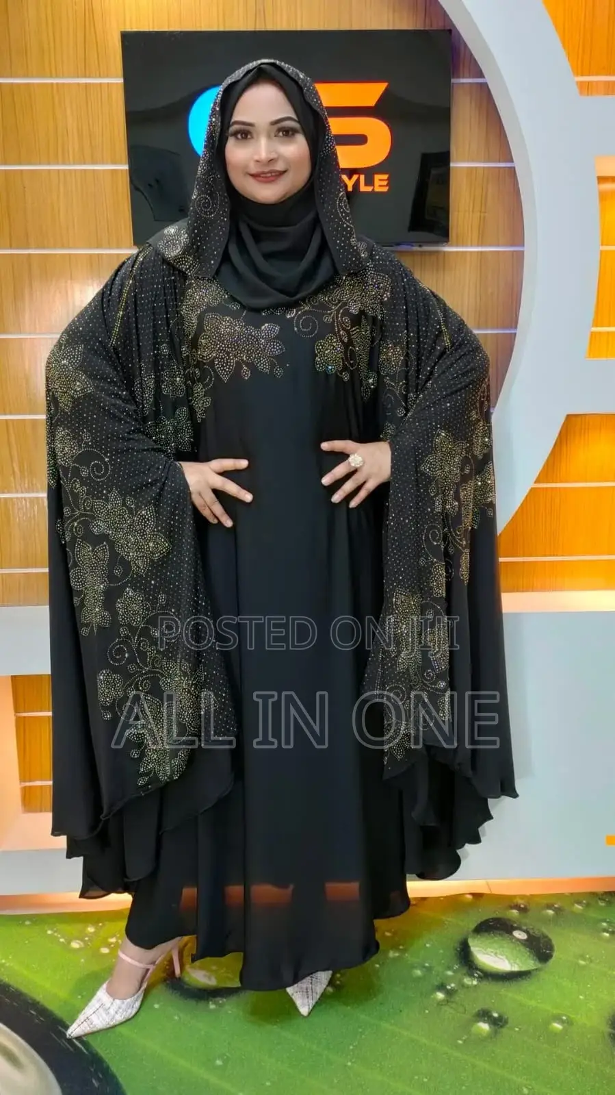 Stone Borka With Hijab TRHGT Tr5u68