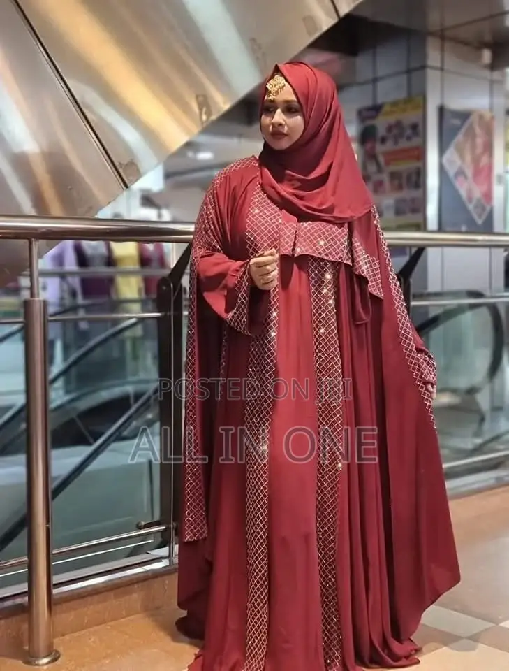 Abhaya Set With Hijab Higt Quality