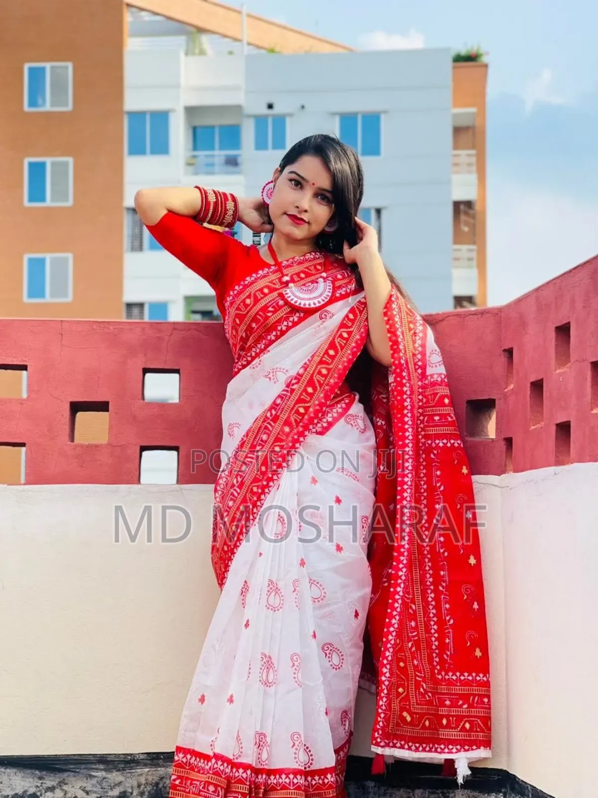 Half Silk Screen Print Sharee