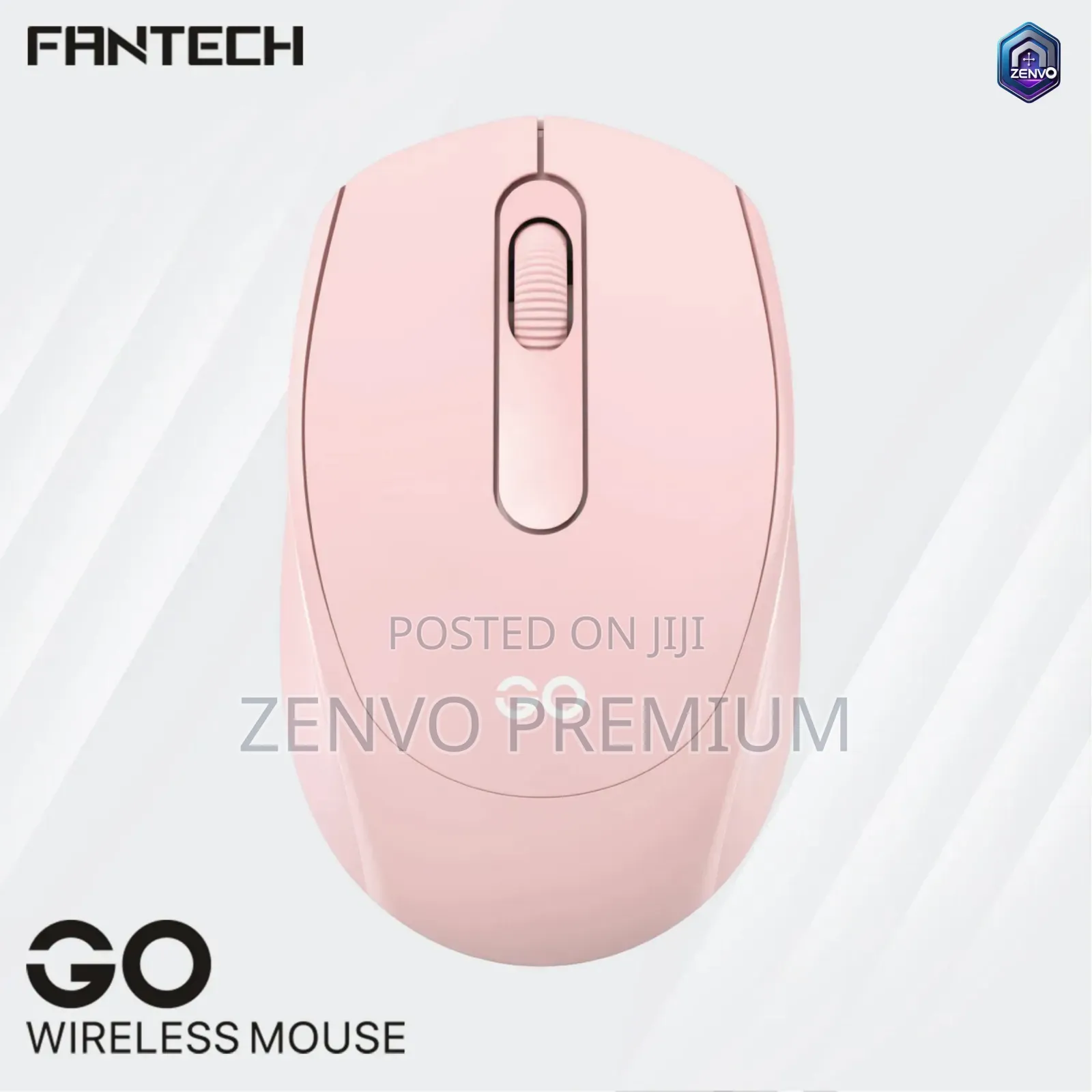 Fantech W603 Go Wireless Mouse – Pink Color