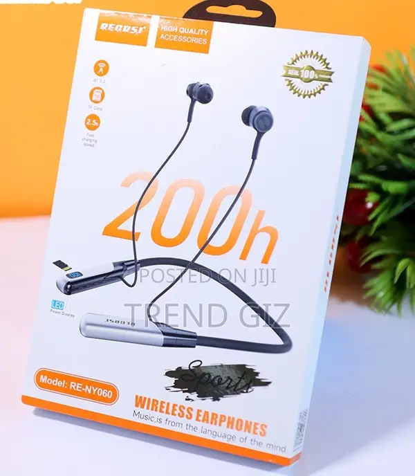 অরিজিনাল Recrsi Re-Ny060 Wireless Neckband স্টাইল, কমফোর্ট, পারফরমেন্স