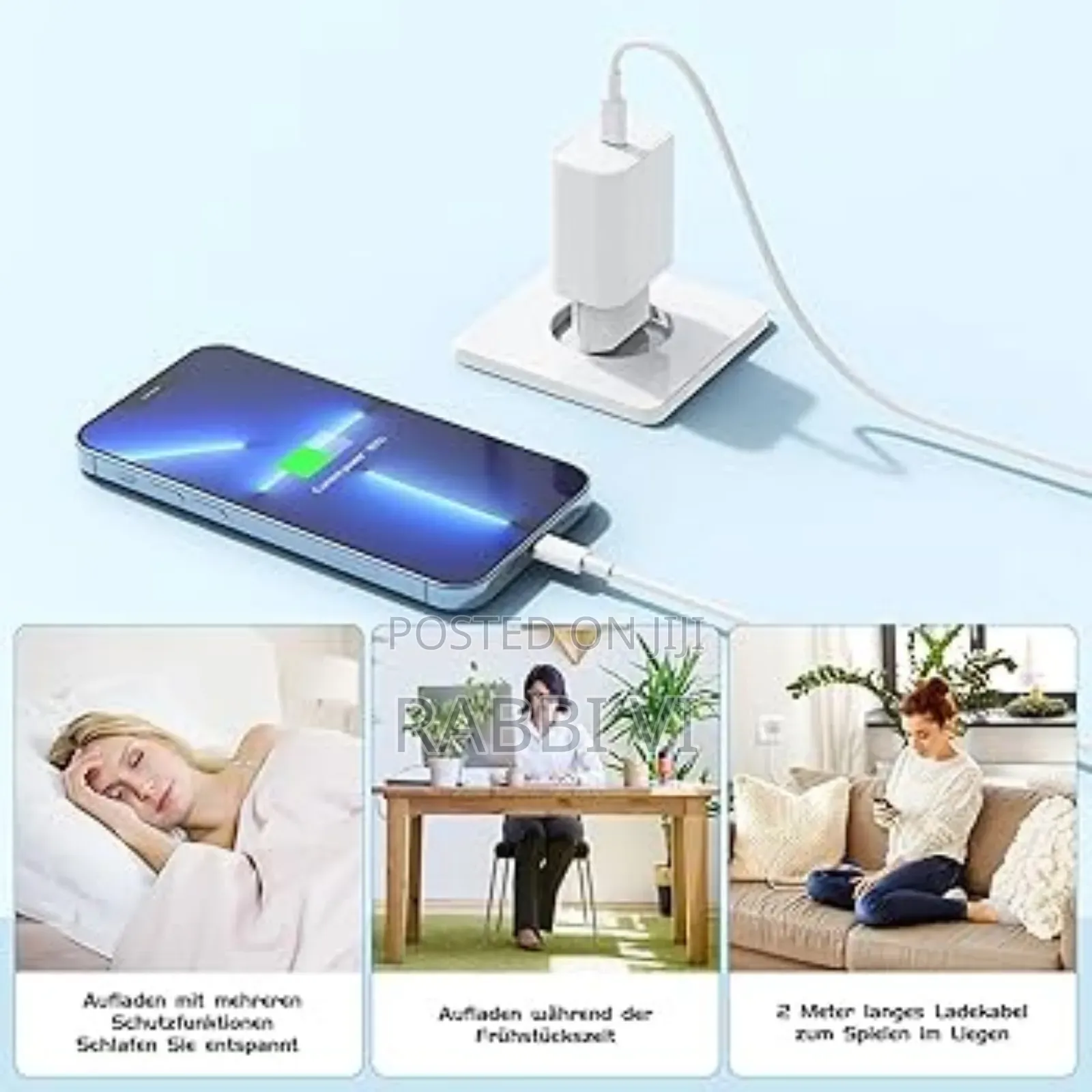 Original Apple iPhone Fast Charger 20w | Lightning Cable Adapter