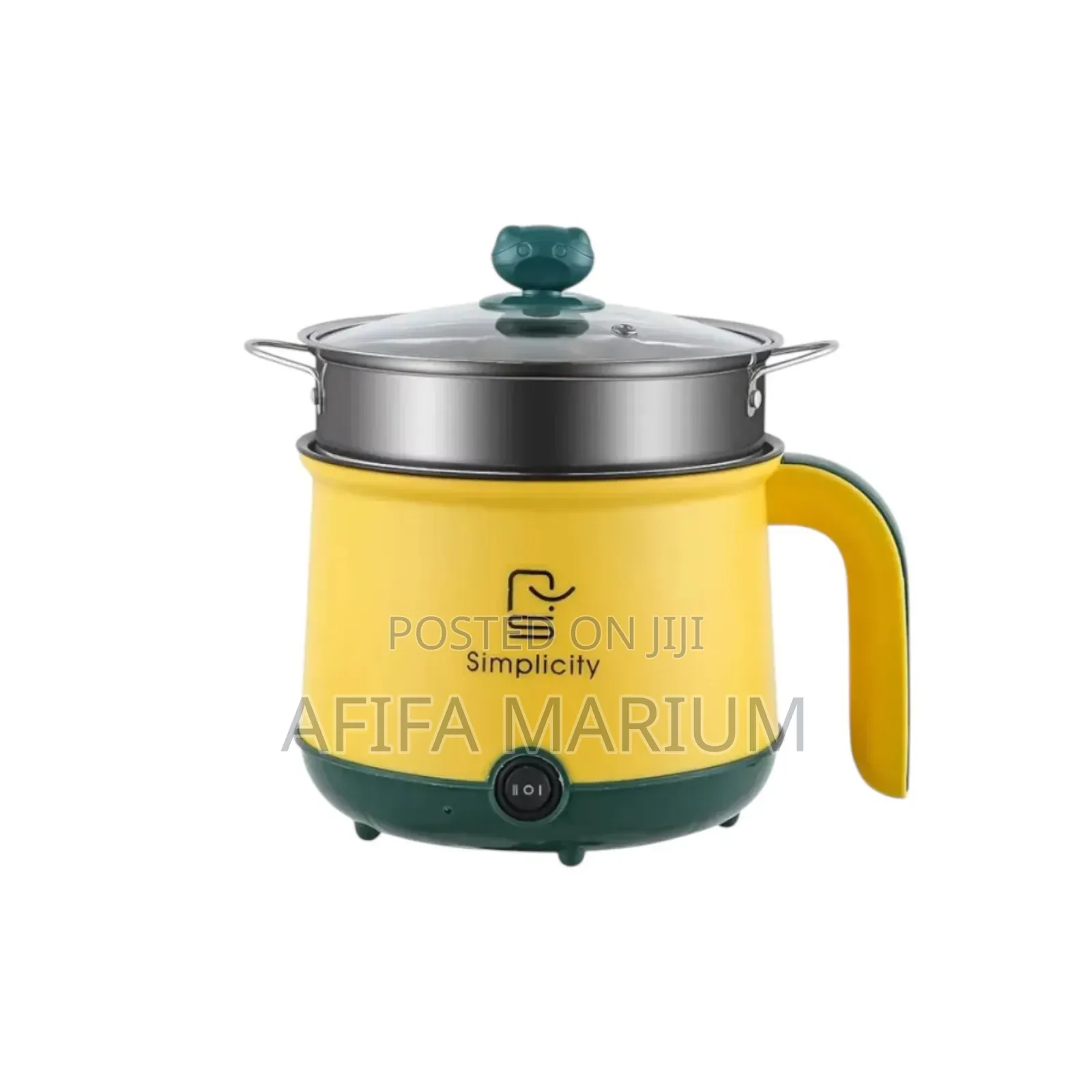 Simplicity Multi-Functional Double Layer Electric Cooking Pot 1.8l