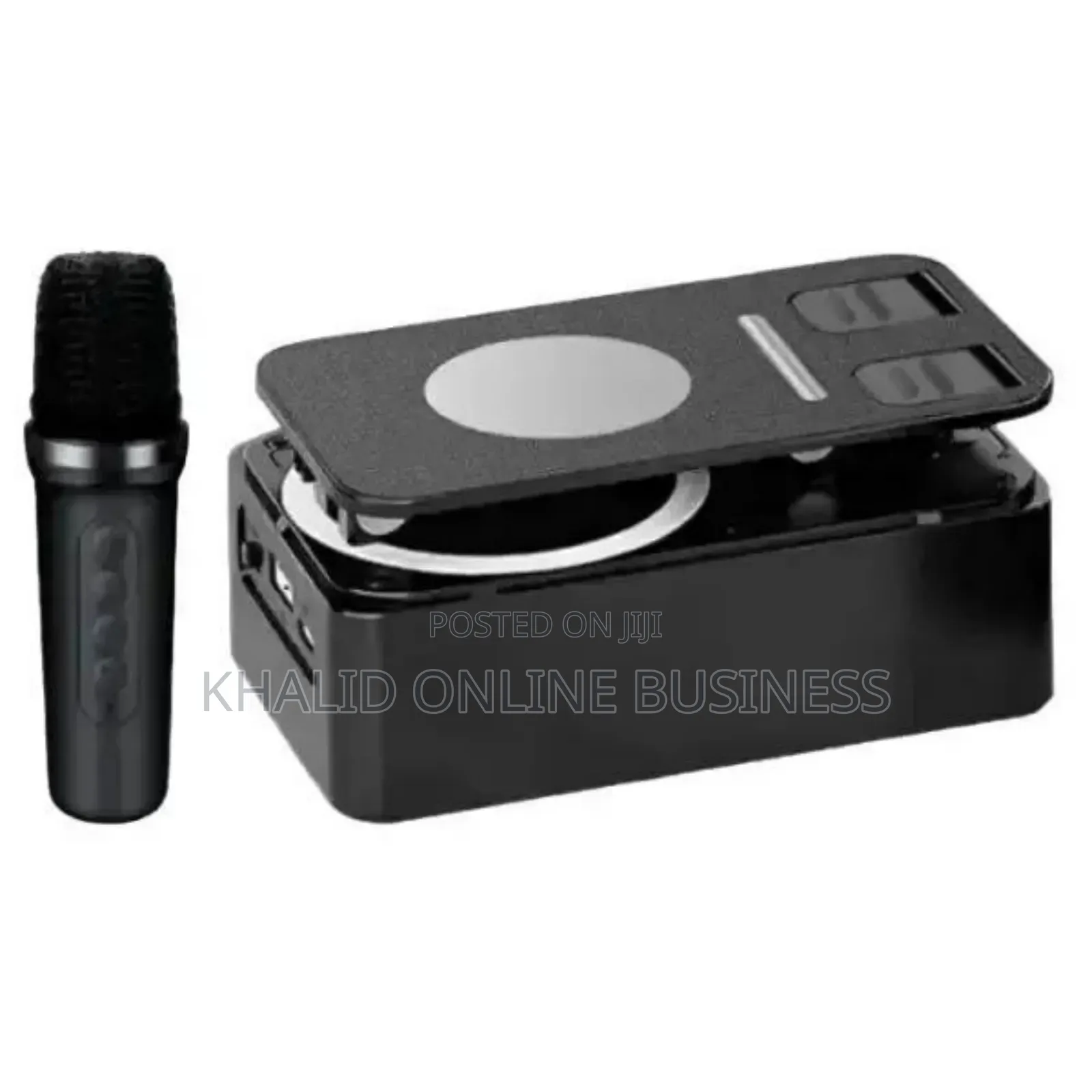 Rotating Foldable Mobile Stand With Bluetooth Speaker