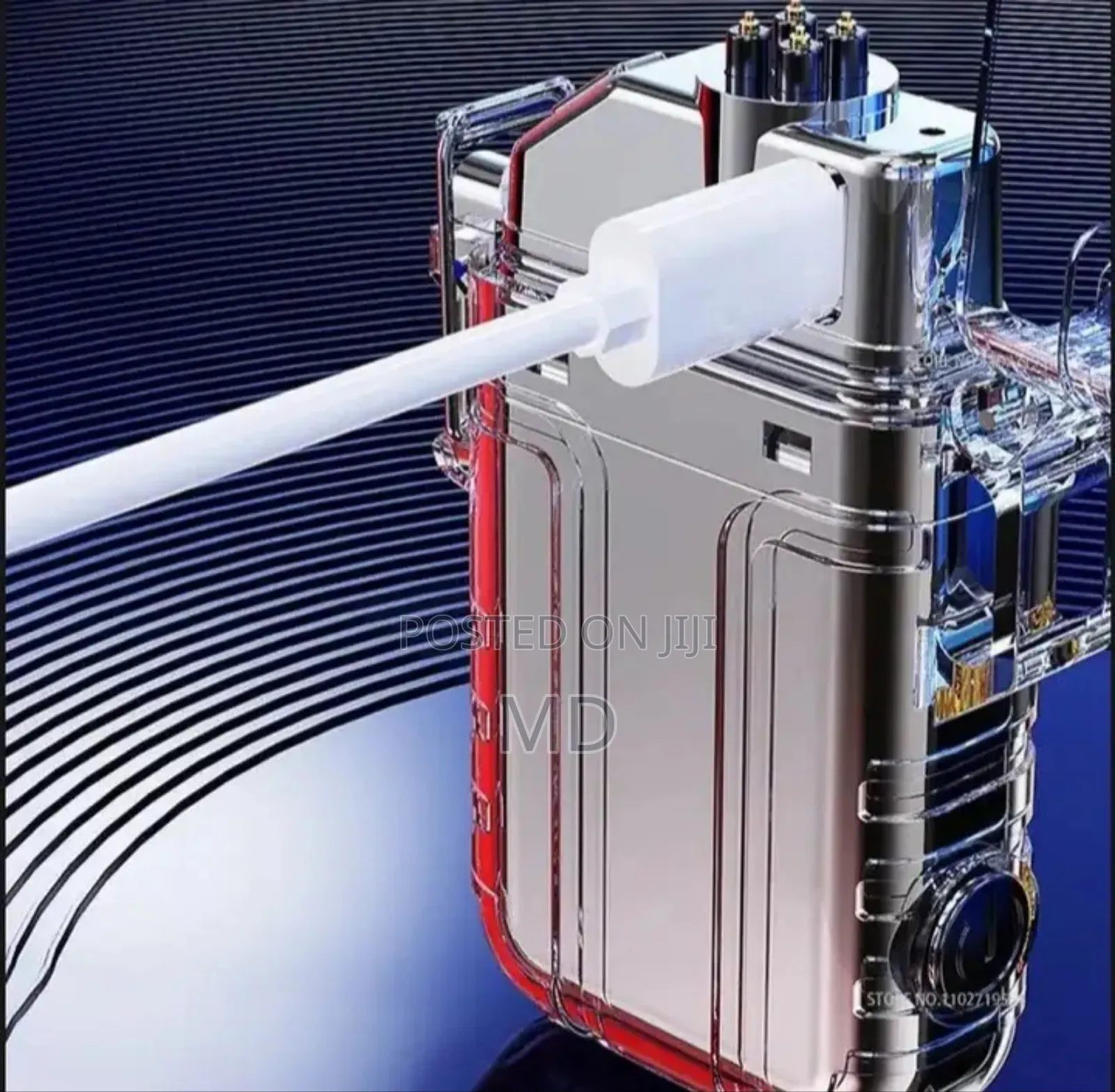 Rechargeable Lighter With an Integrated Flashlight