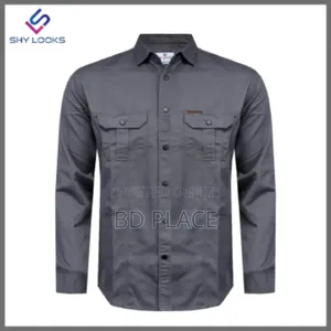 Premium Snap Button Cargo Shirt