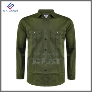 Premium Snap Button Cargo Shirt