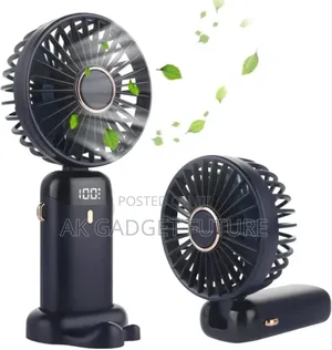 90° Adjustable Handheld Led Mini Fan With Aroma Diffuse