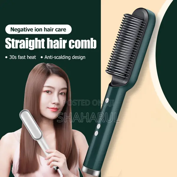 2 In1hair Straightener Comb Brush