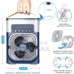 3 in 1 Portable Fan Usb Personal Air Cooler Mini Air Conditioner