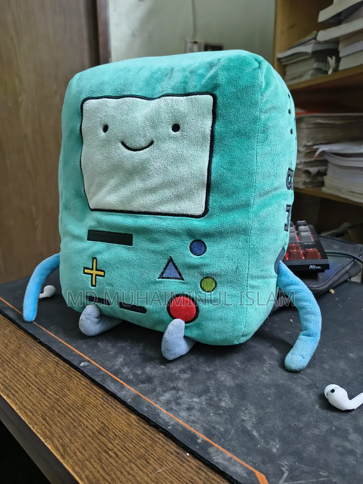 Miniso Adventure Time Bmo Pillow Plush Doll