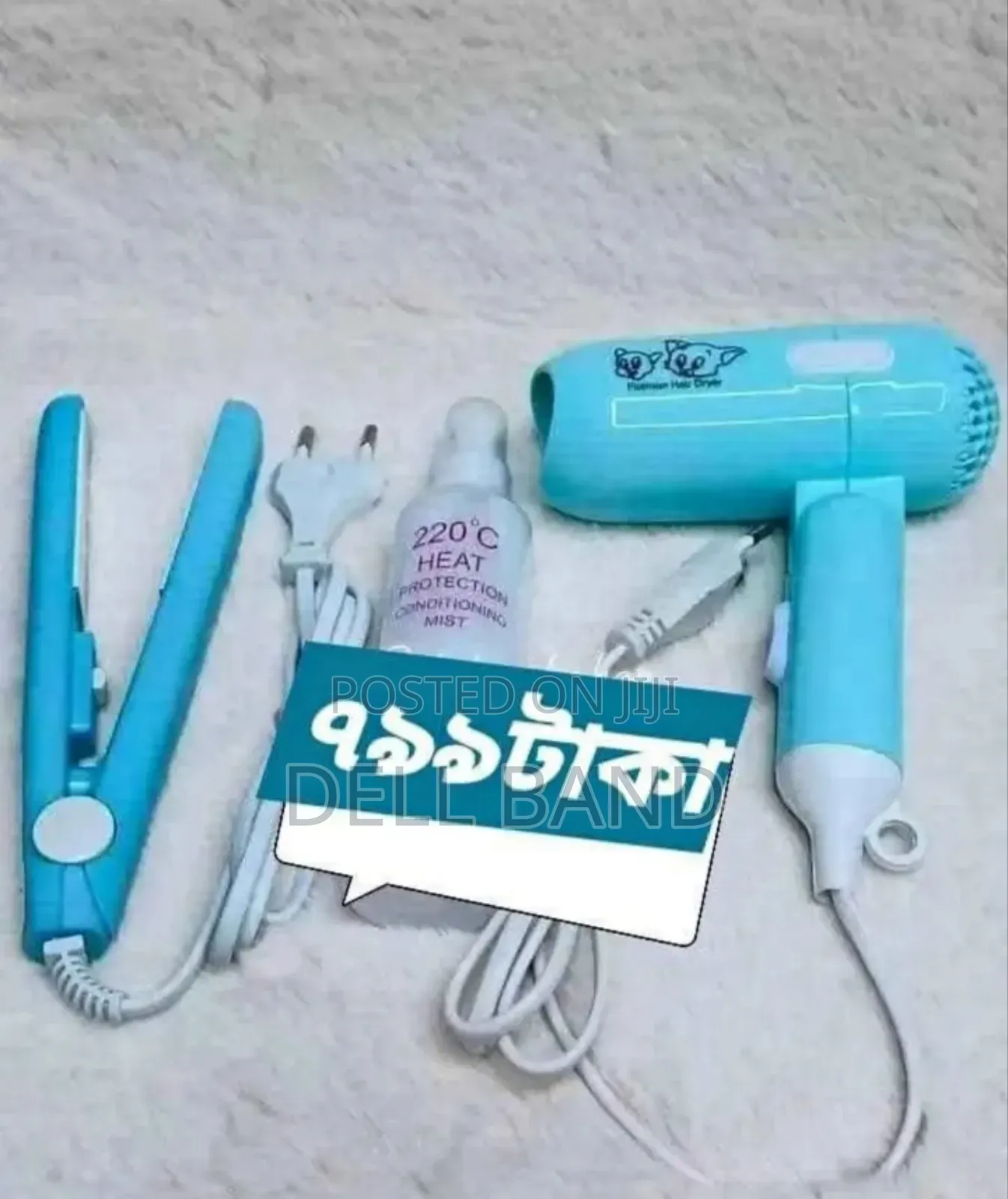 Hair Straightener Hair Dry Combo