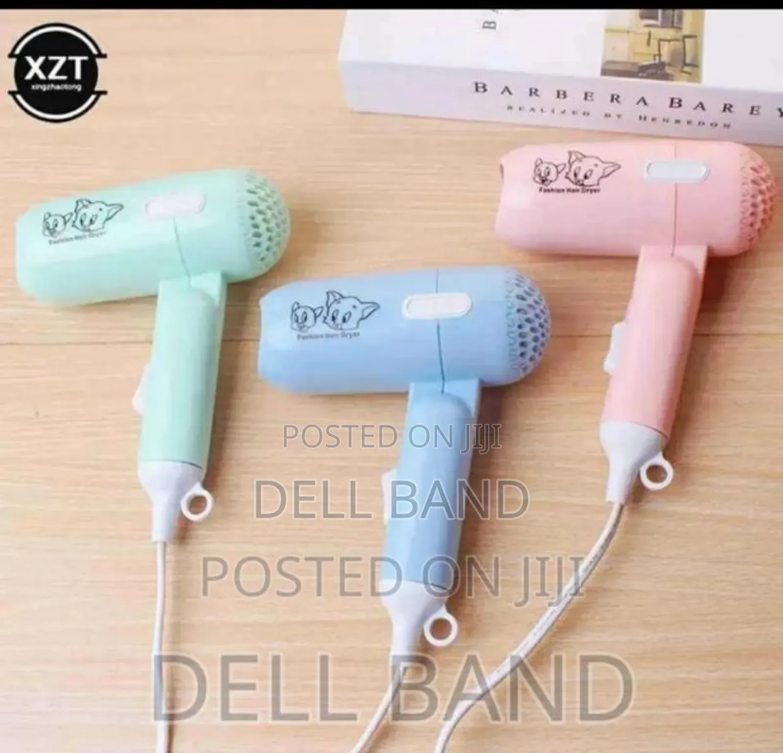 500w Foldable Mini Hair Dryer - Low Noise Travel Friendly