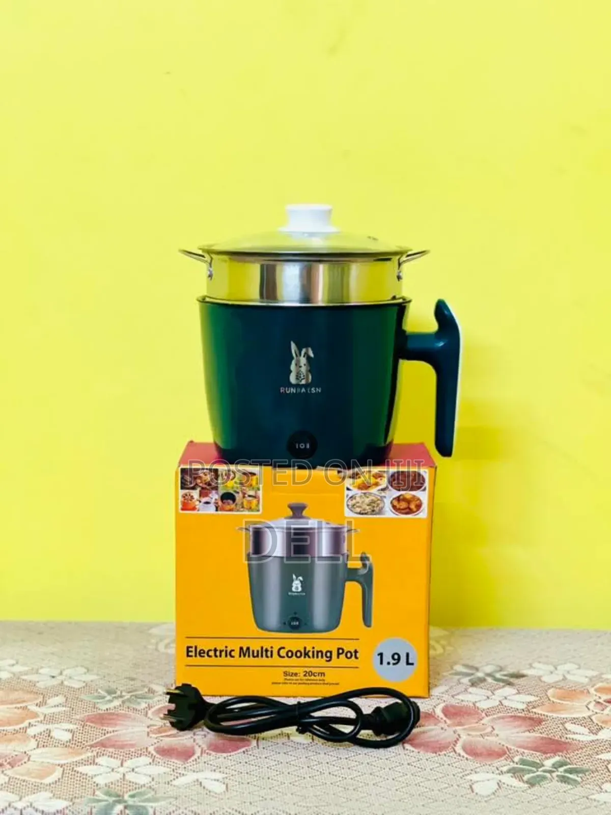 Electric Multi Cooking Pot, With a Capacity of 1.9l and a Size of 20cm