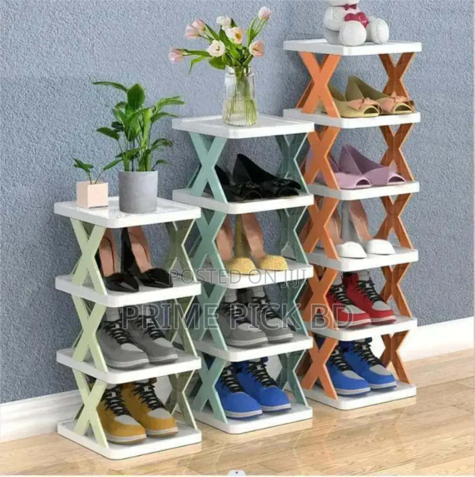 Portable 5 Layer Shoe Rack 
৫ তাকবিশিষ্ট জুতা রাখার র‍্যাক