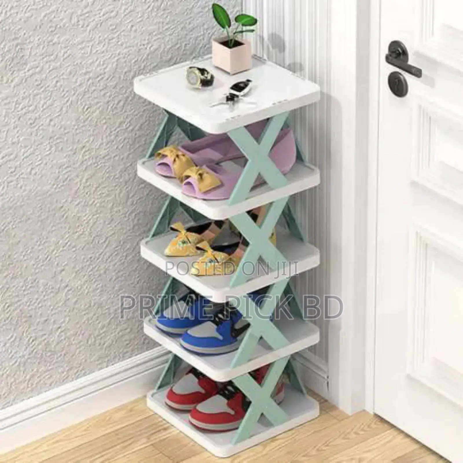 Portable 5 Layer Shoe Rack 
৫ তাকবিশিষ্ট জুতা রাখার র‍্যাক