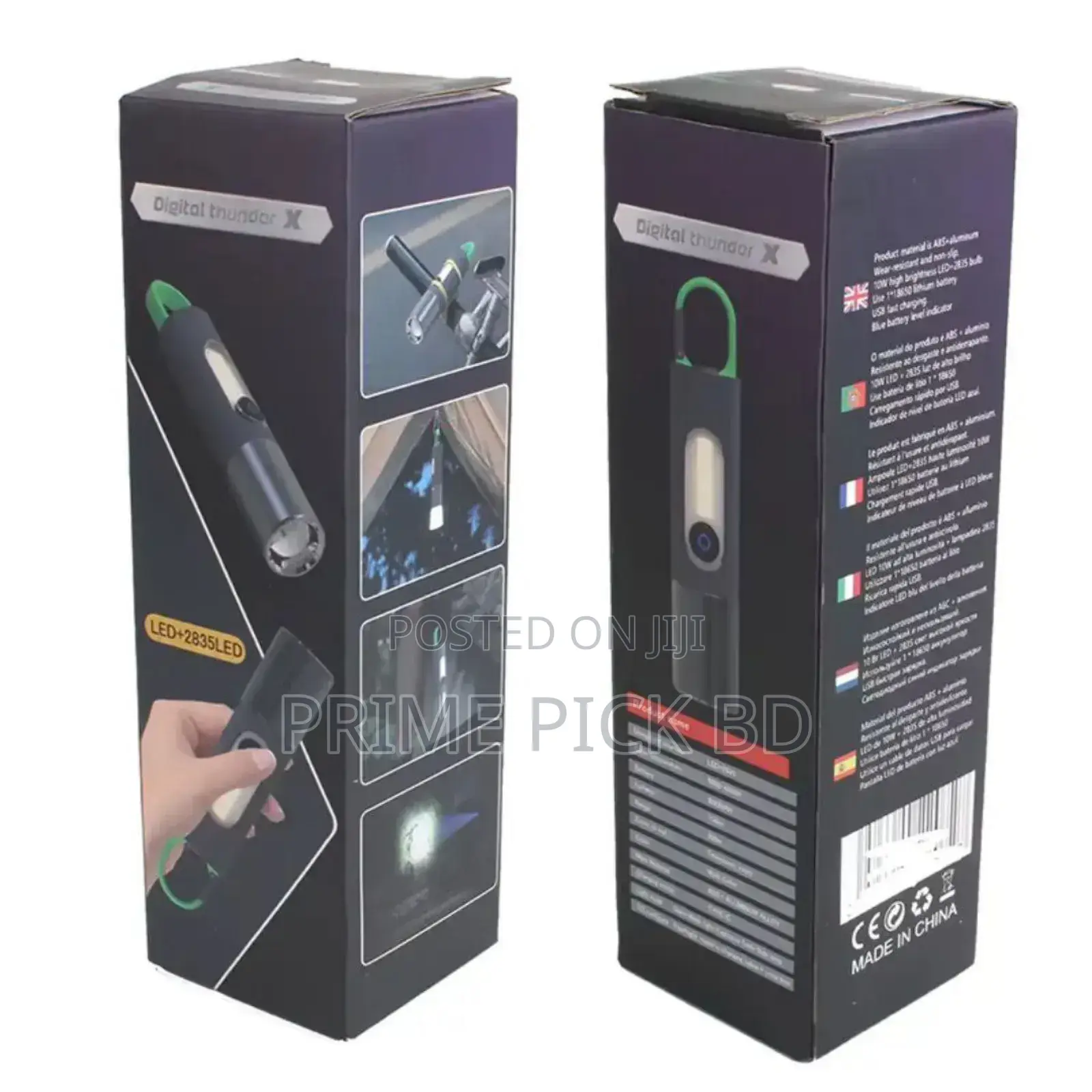 Digital Thunder Xst-836 Usb Rechargeable Flashlight