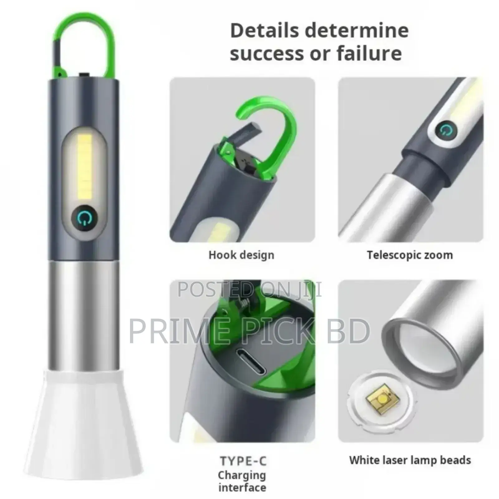 Digital Thunder Xst-836 Usb Rechargeable Flashlight