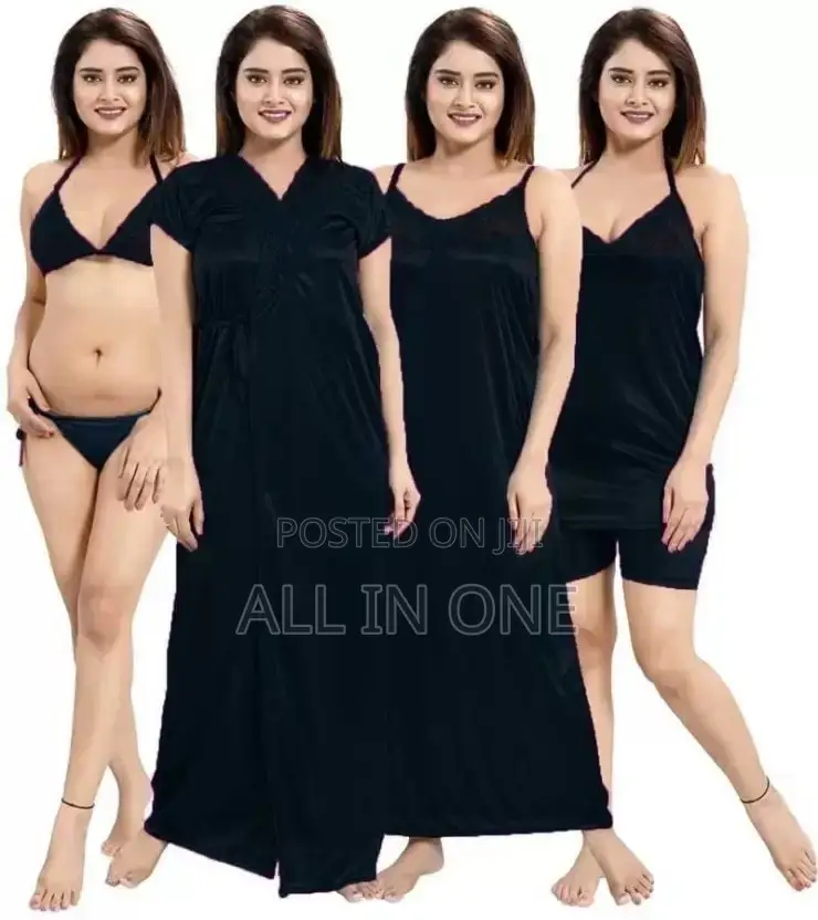 6 Pieces Night Dress Set