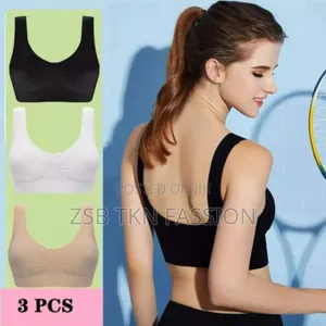 Photo - 3 Pis Bra Free Size Pure Cotton Slimming Bra