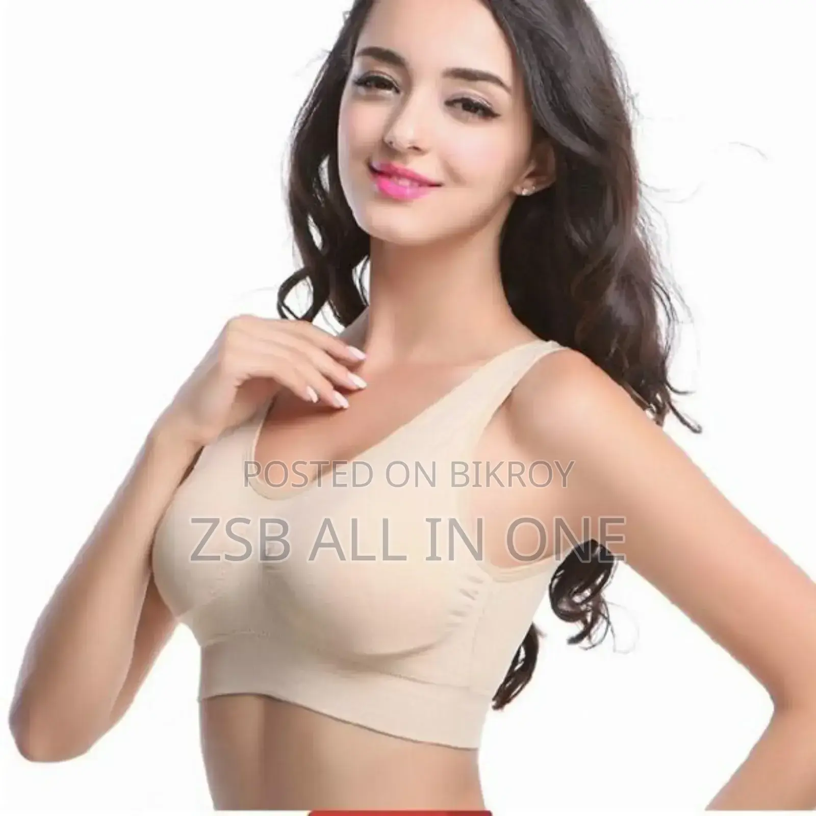 3 Piece Bra Free Size Pure Cotton Slimming Bra