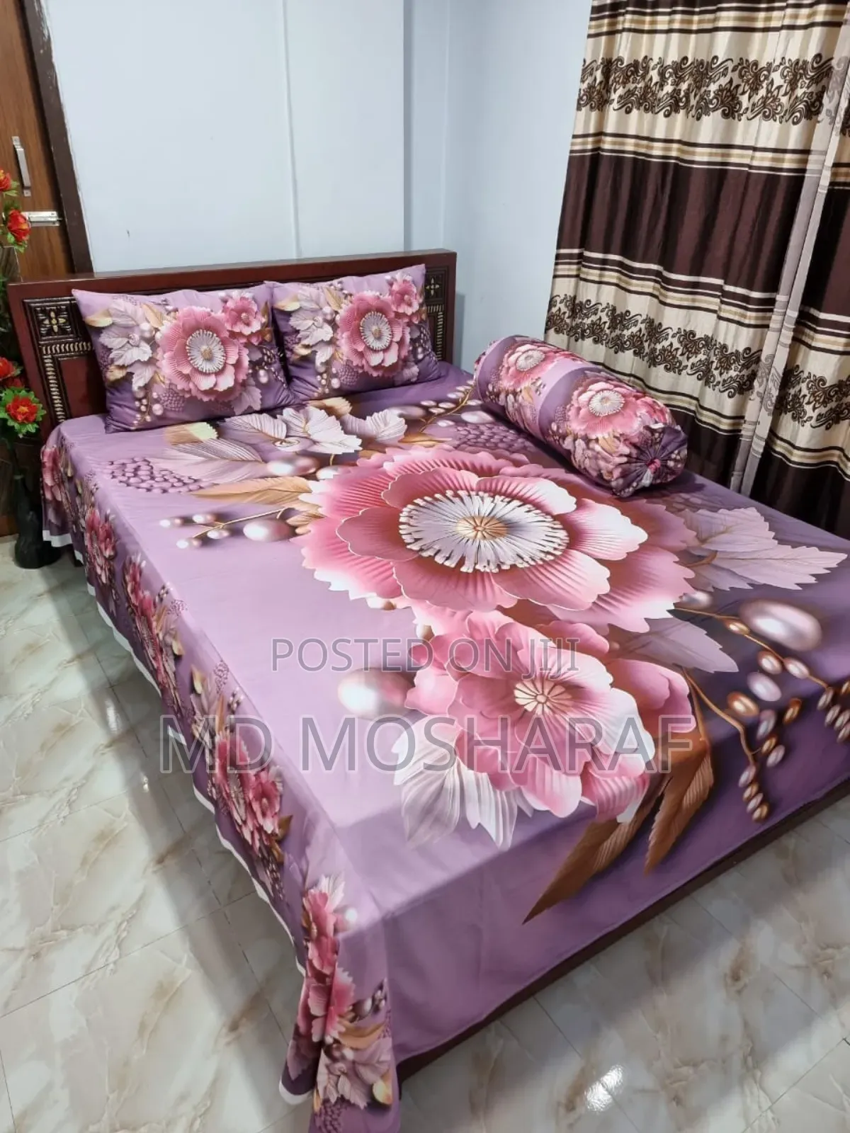 Primium 3d Bedsheet Four Piece Set