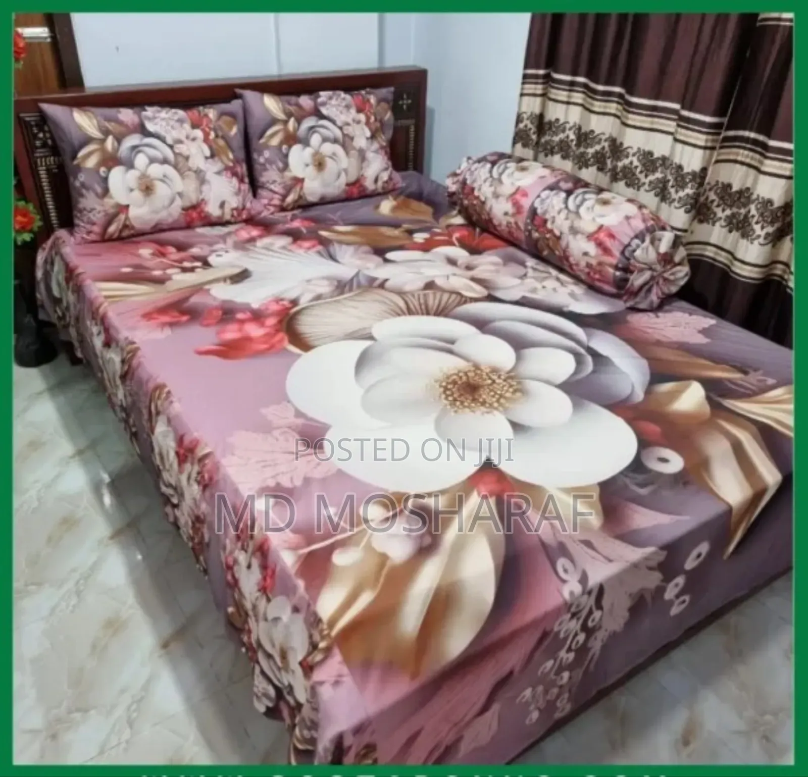 Primium 3d Bedsheet Four Piece Set
