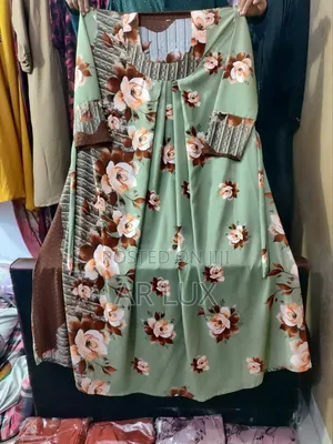 Dubai Cherry Digital Print Borka