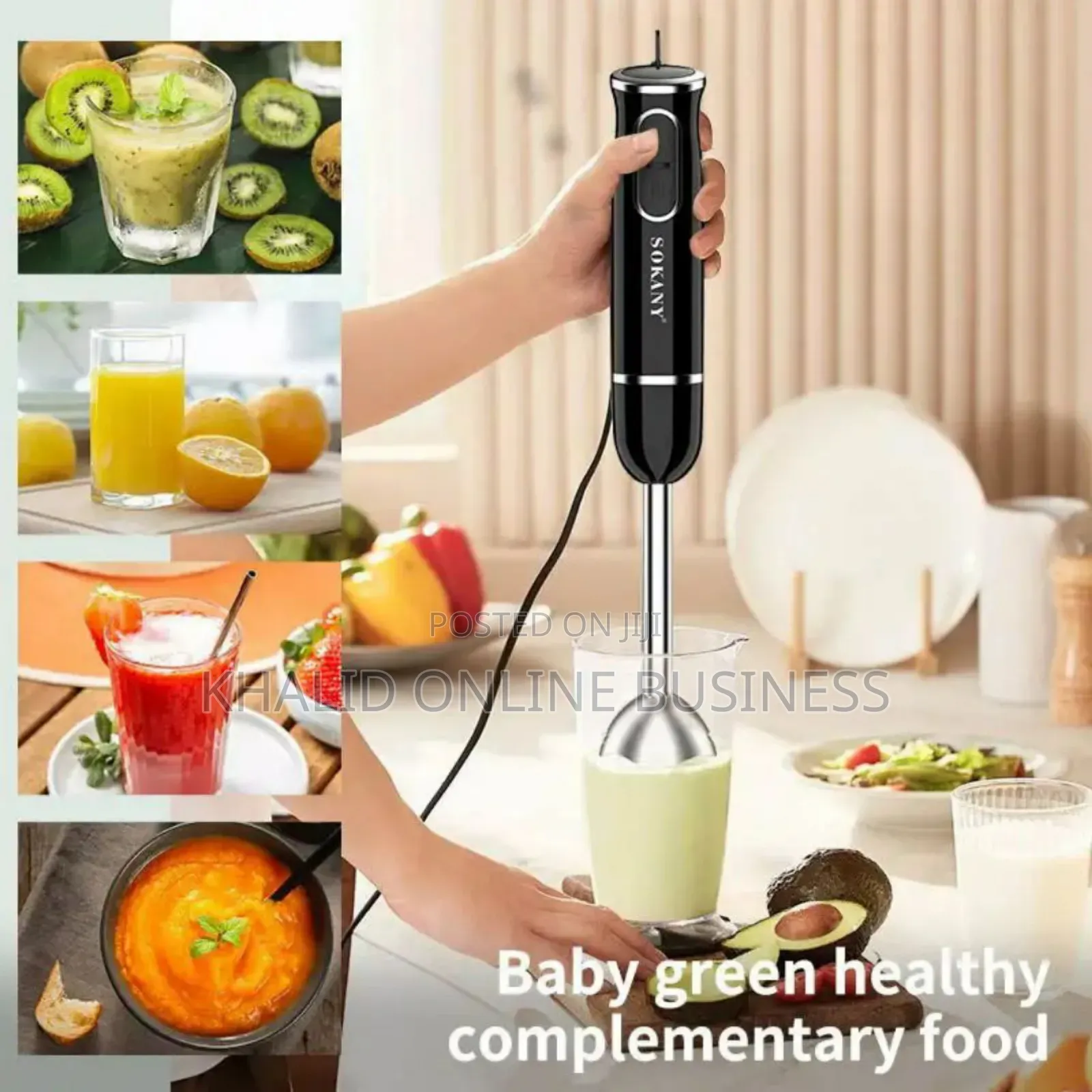 Sokany Sk-1726 Hand Blender
শক্তিশালী ও স্টাইলিশ!