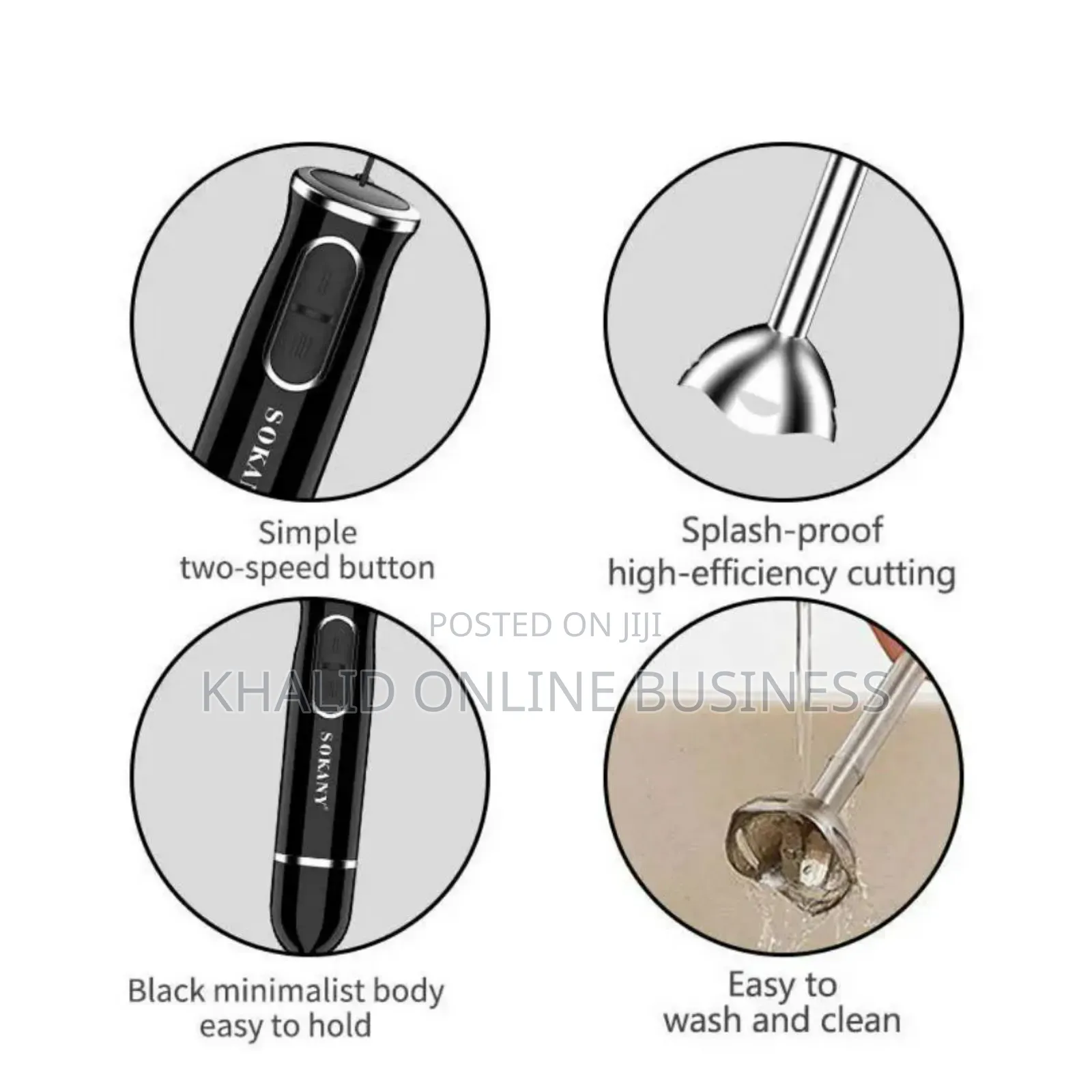 Sokany Sk-1726 Hand Blender
শক্তিশালী ও স্টাইলিশ!