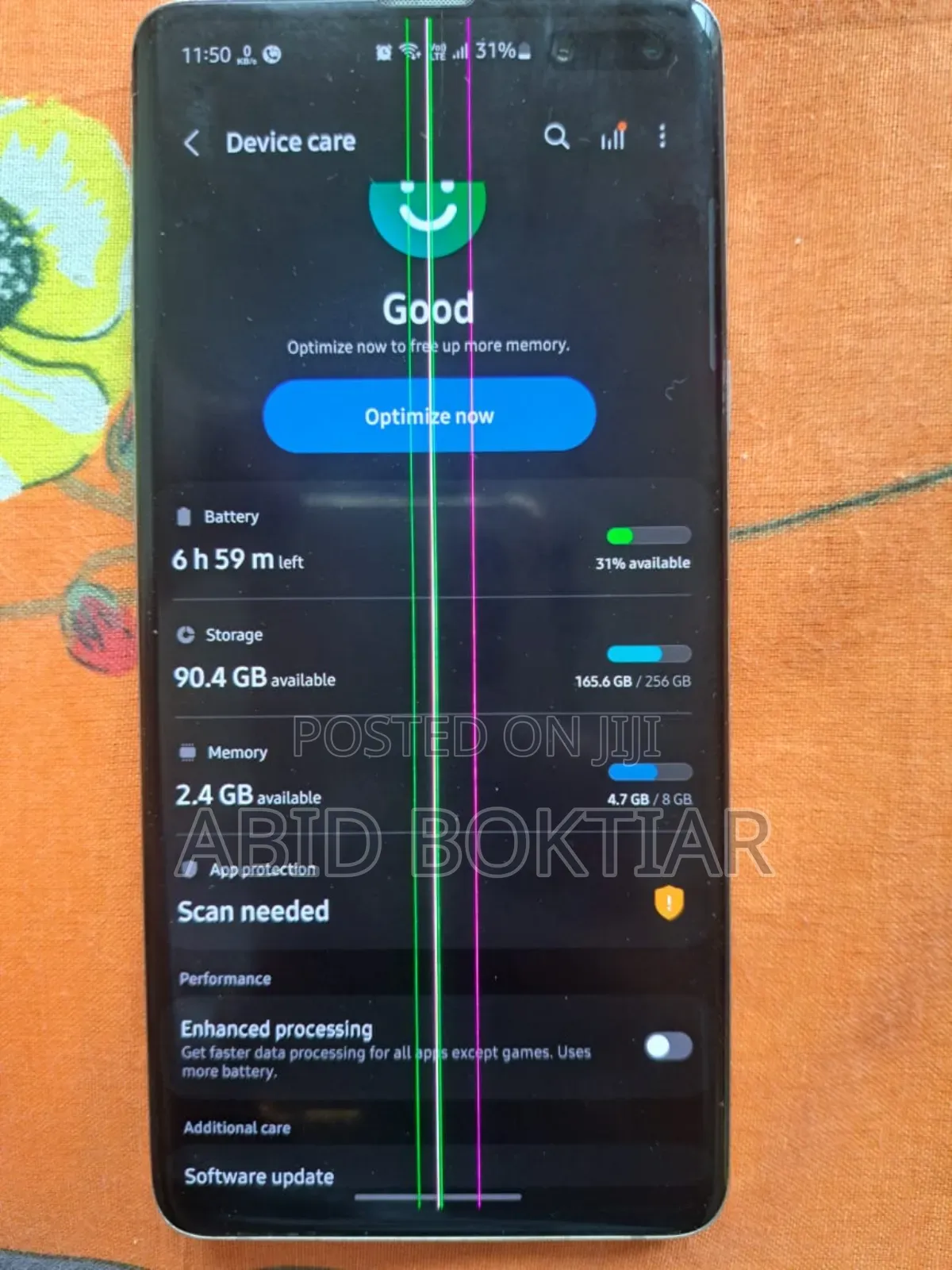 Samsung Galaxy S10 5G 256 GB Rose Gold