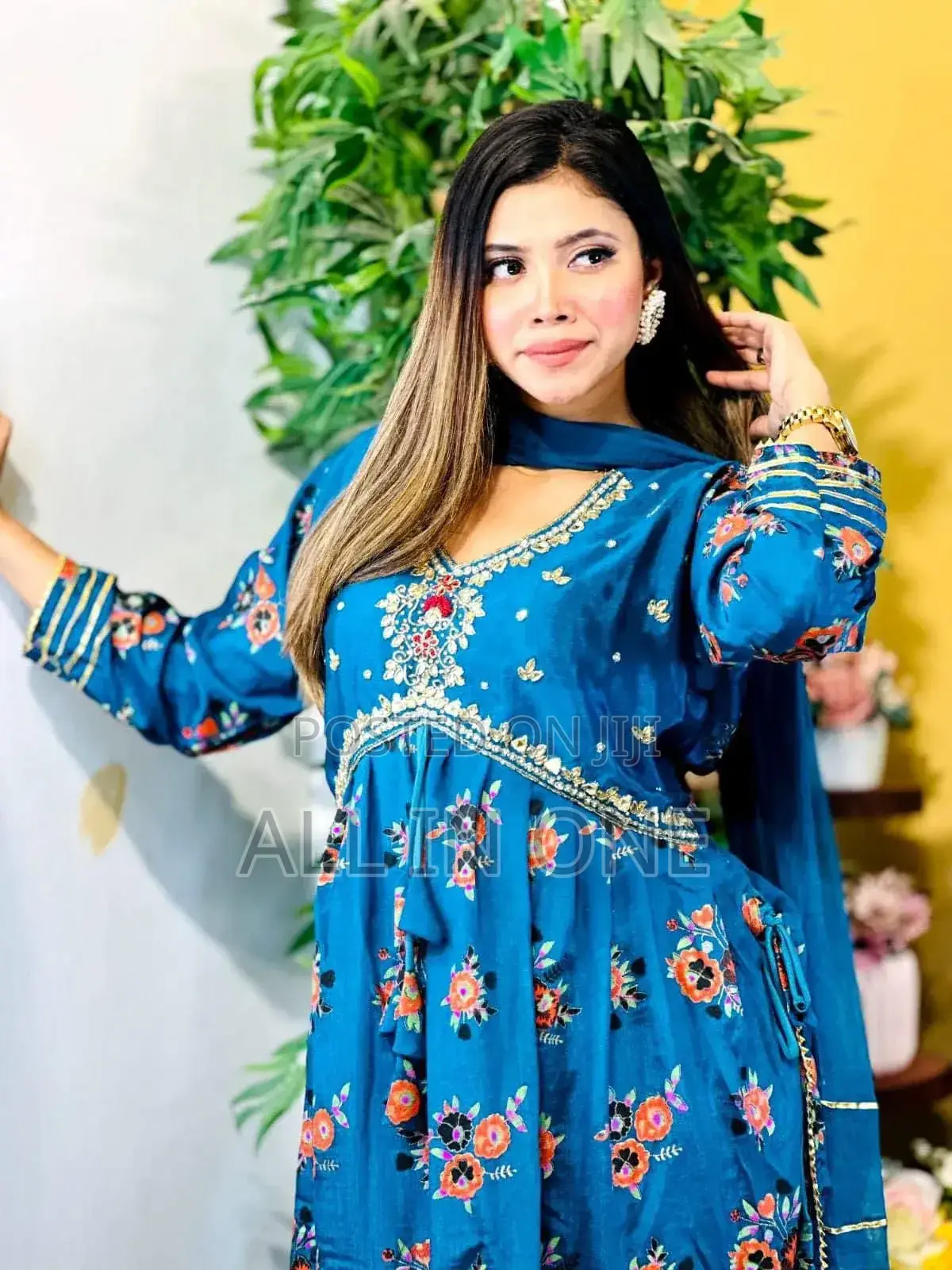 Indian Moslin Silk Febric Two Peace