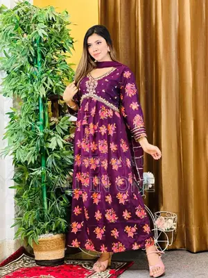 Indian Moslin Silk Febric Two Peace