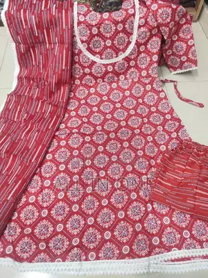 Kurti Gown Three Piece