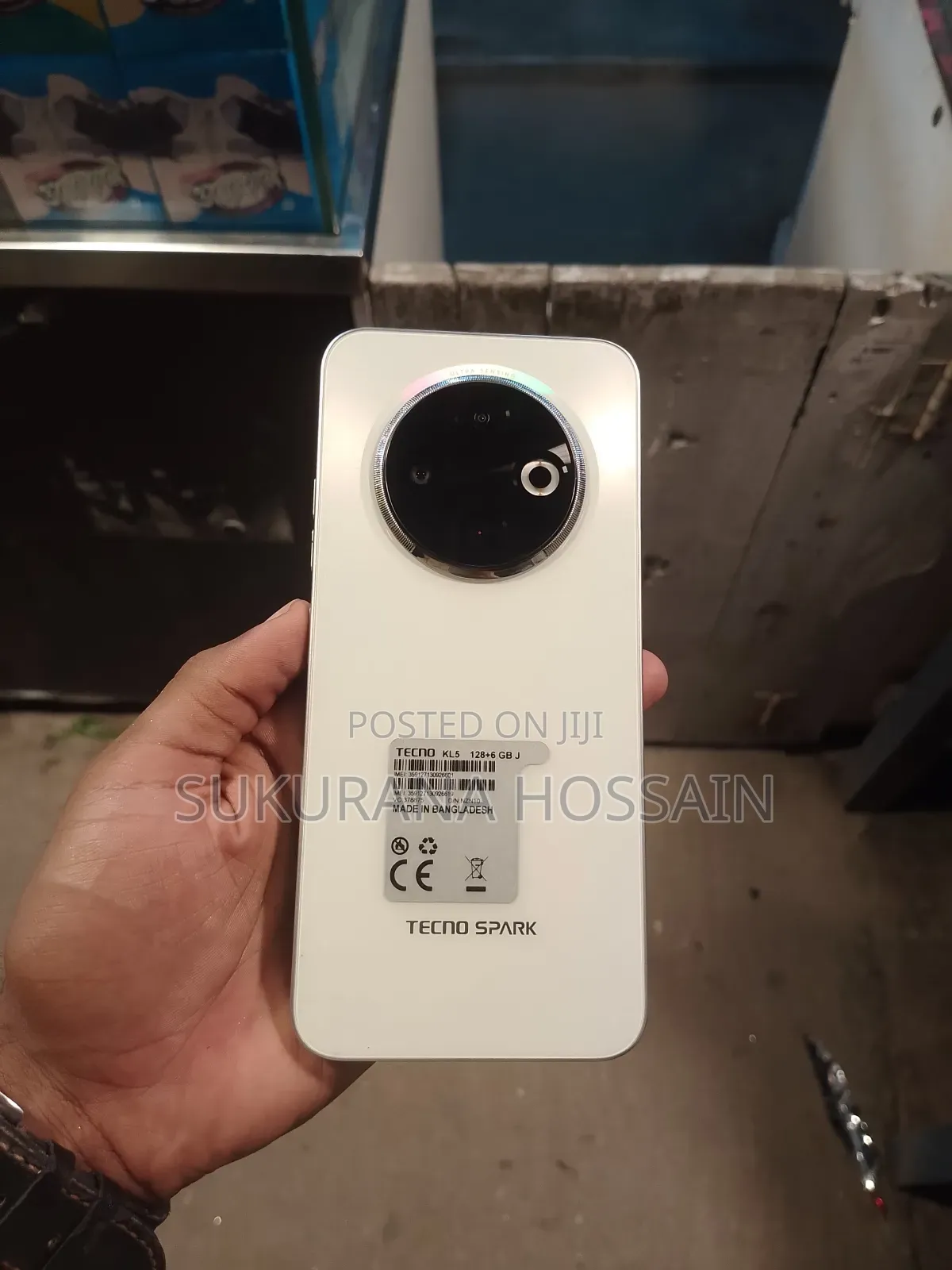 New Tecno Spark 30C 128 GB White