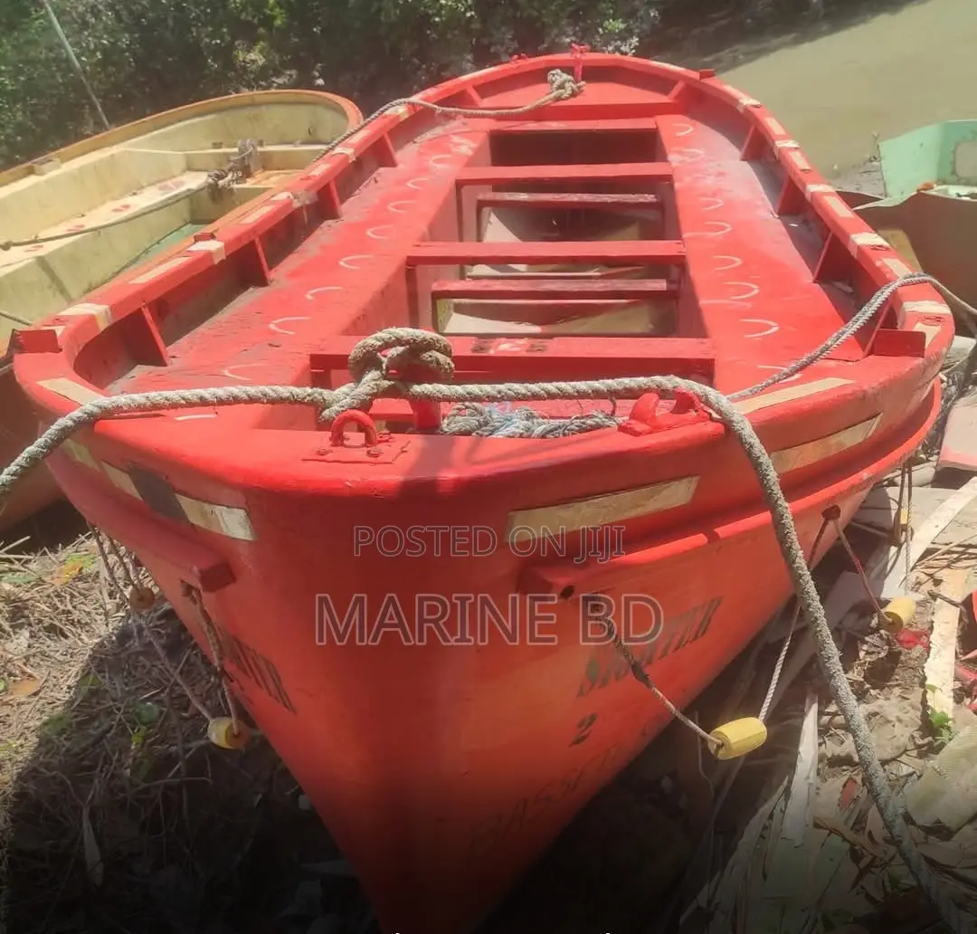 Original Open Fiber Lifeboat Without Engine Made in Japan