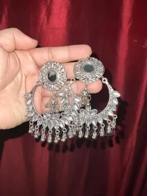 Photo - Oxidized Earrings From the Streets of Chandni Chowk,Heritage of Delhi