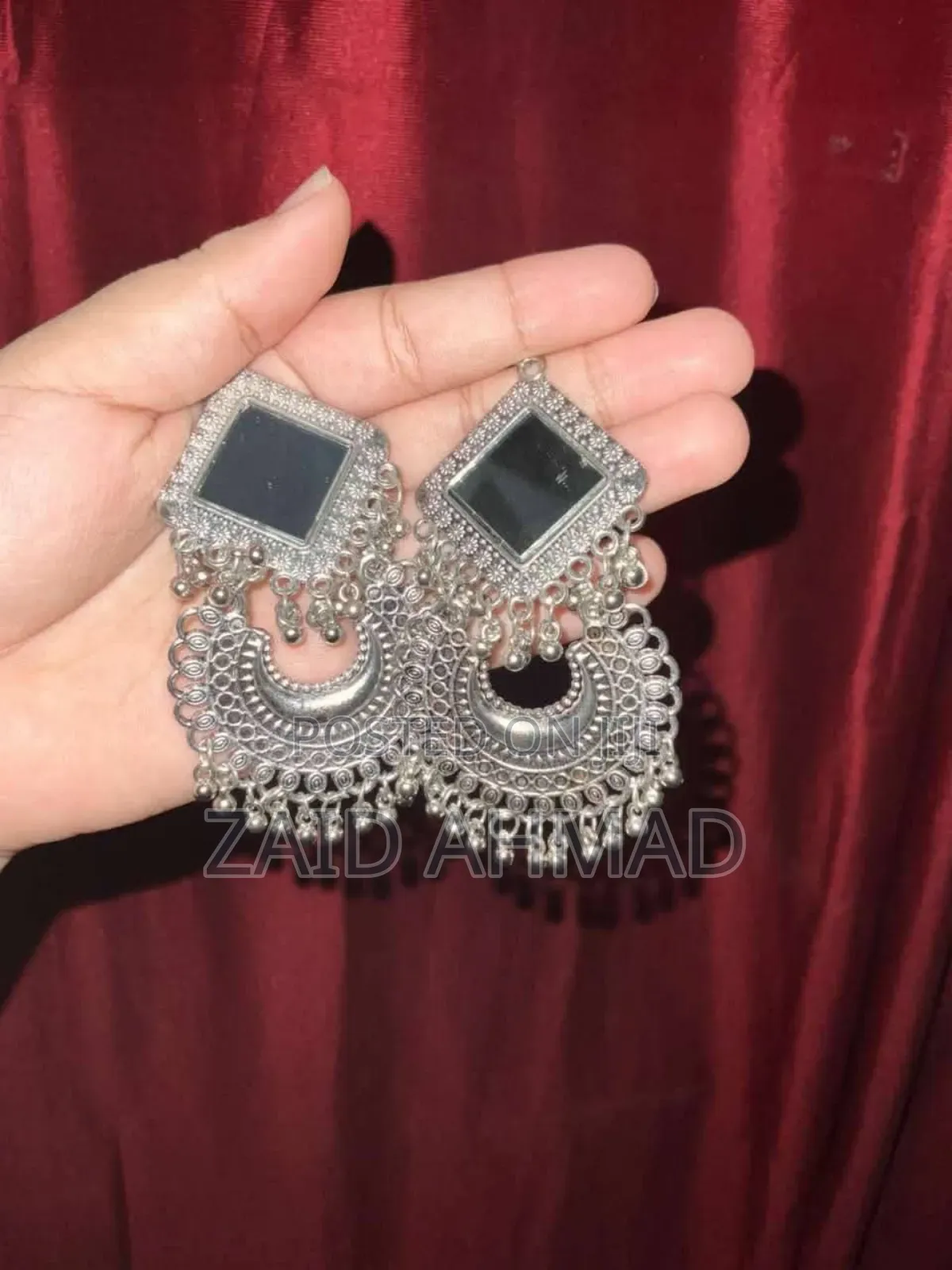 Oxidized Earrings From the Streets of Chandni Chowk,Heritage of Delhi
