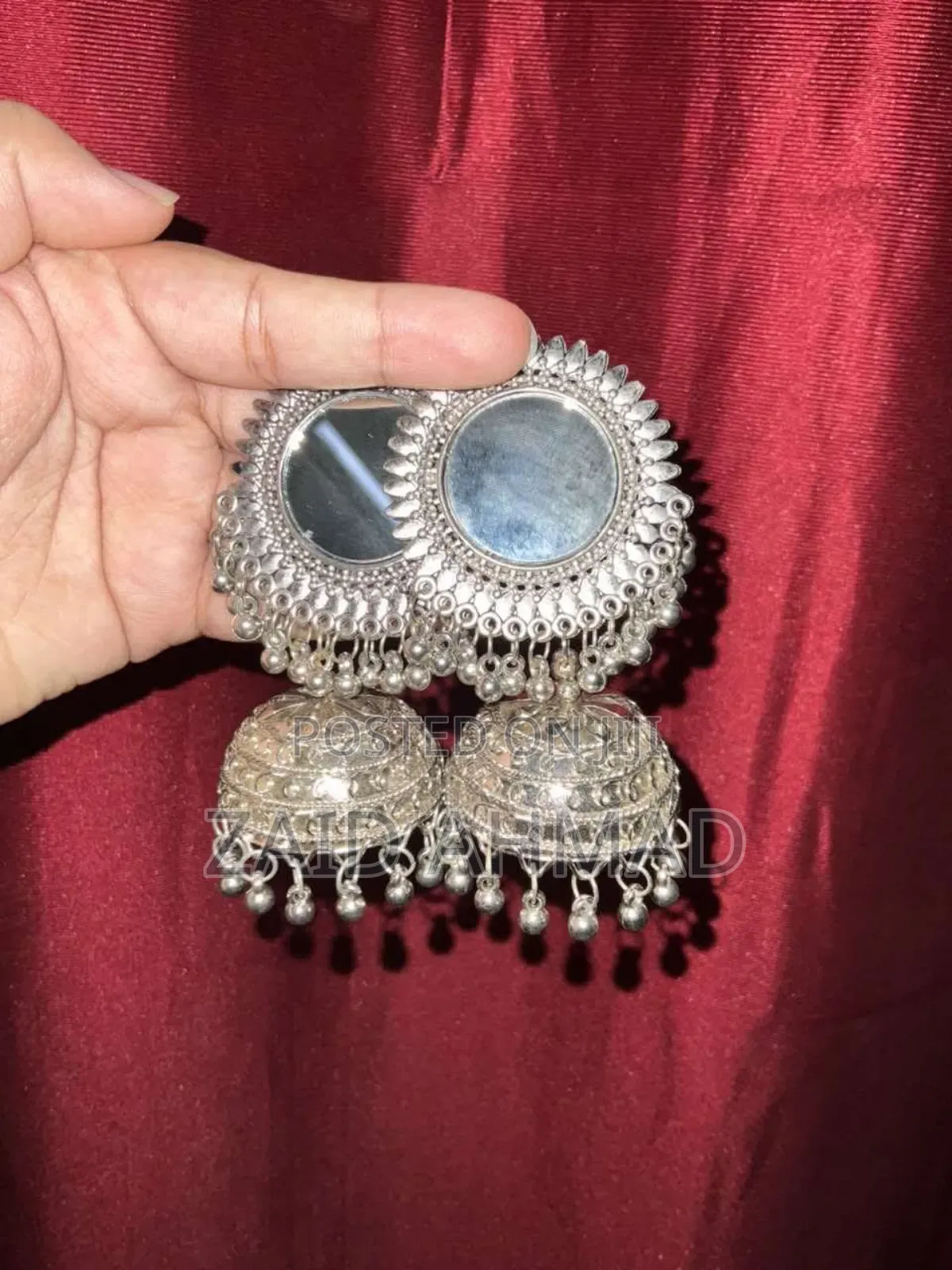 Oxidized Earrings From the Streets of Chandni Chowk,Heritage of Delhi