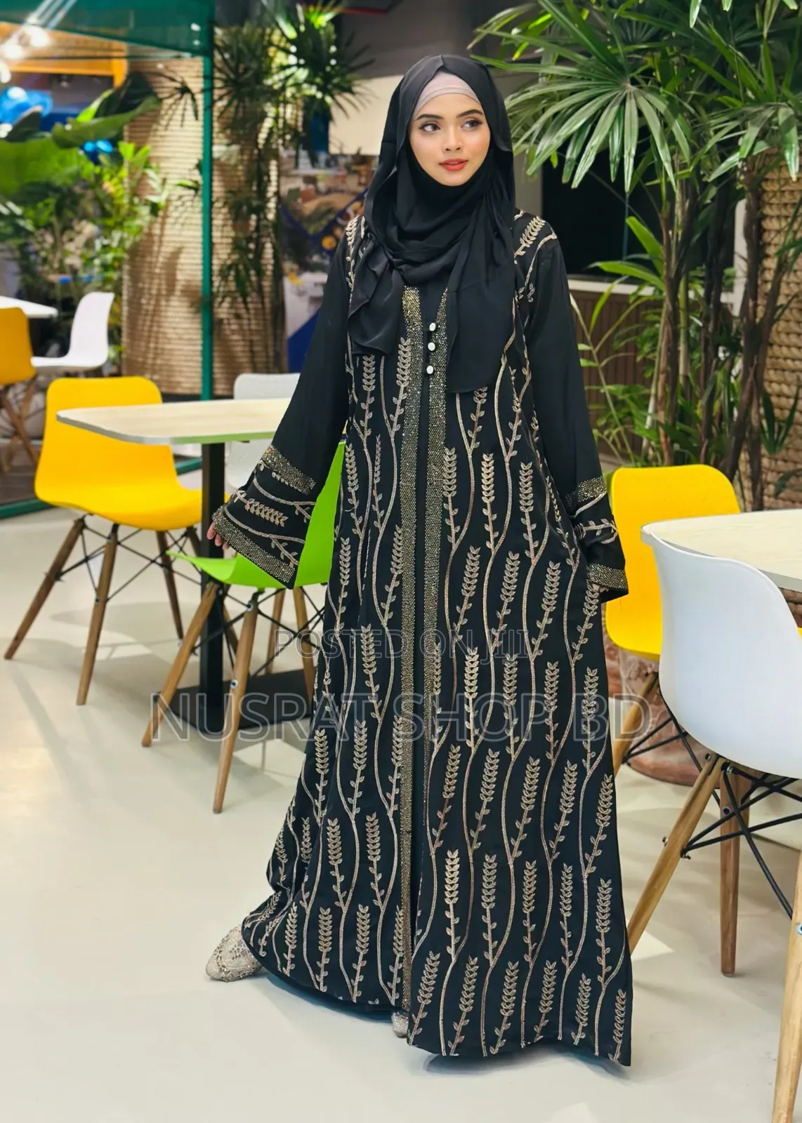 New Embroidery Attach Koti Borka