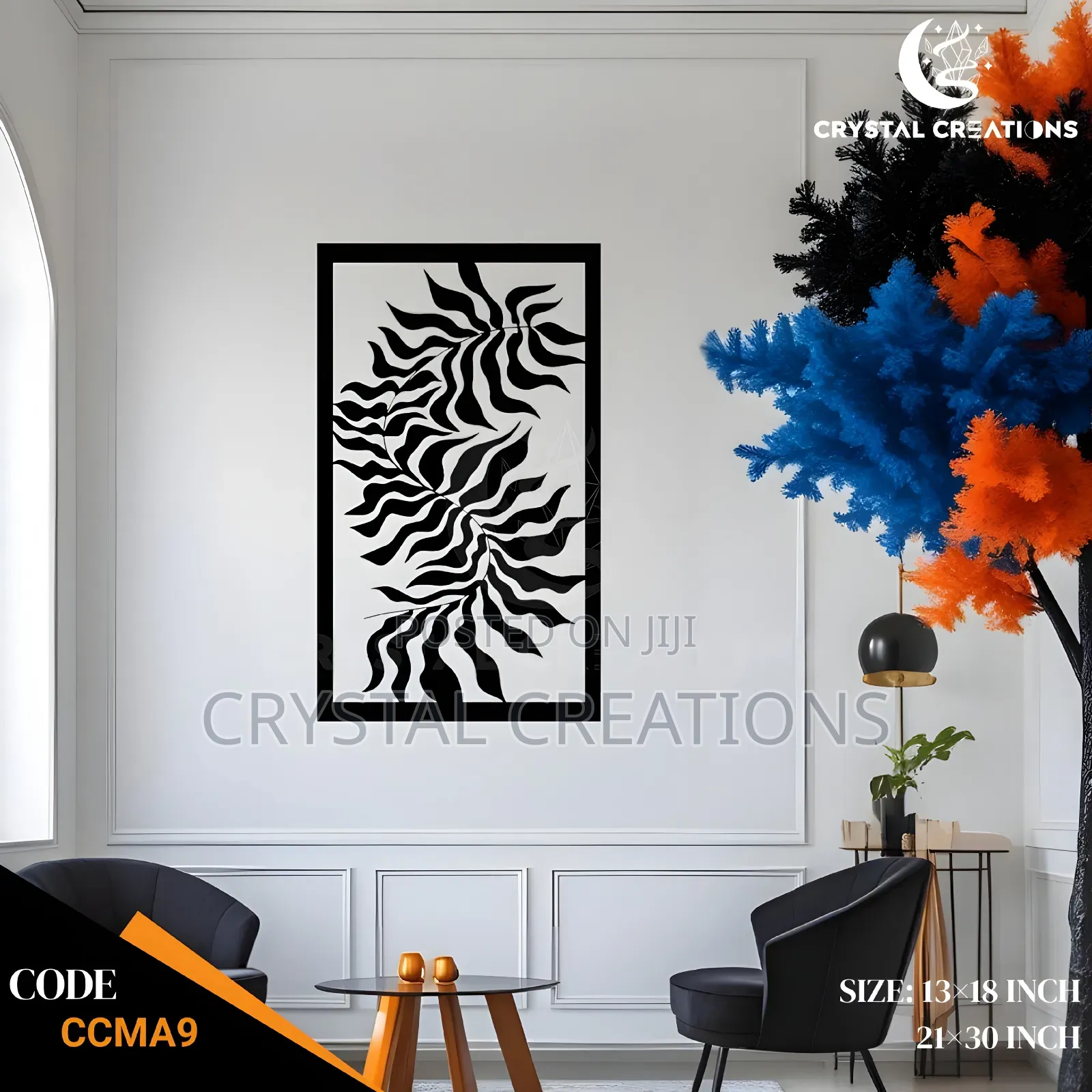 Organic Flow Tide of Illusions – Metal Wall Art